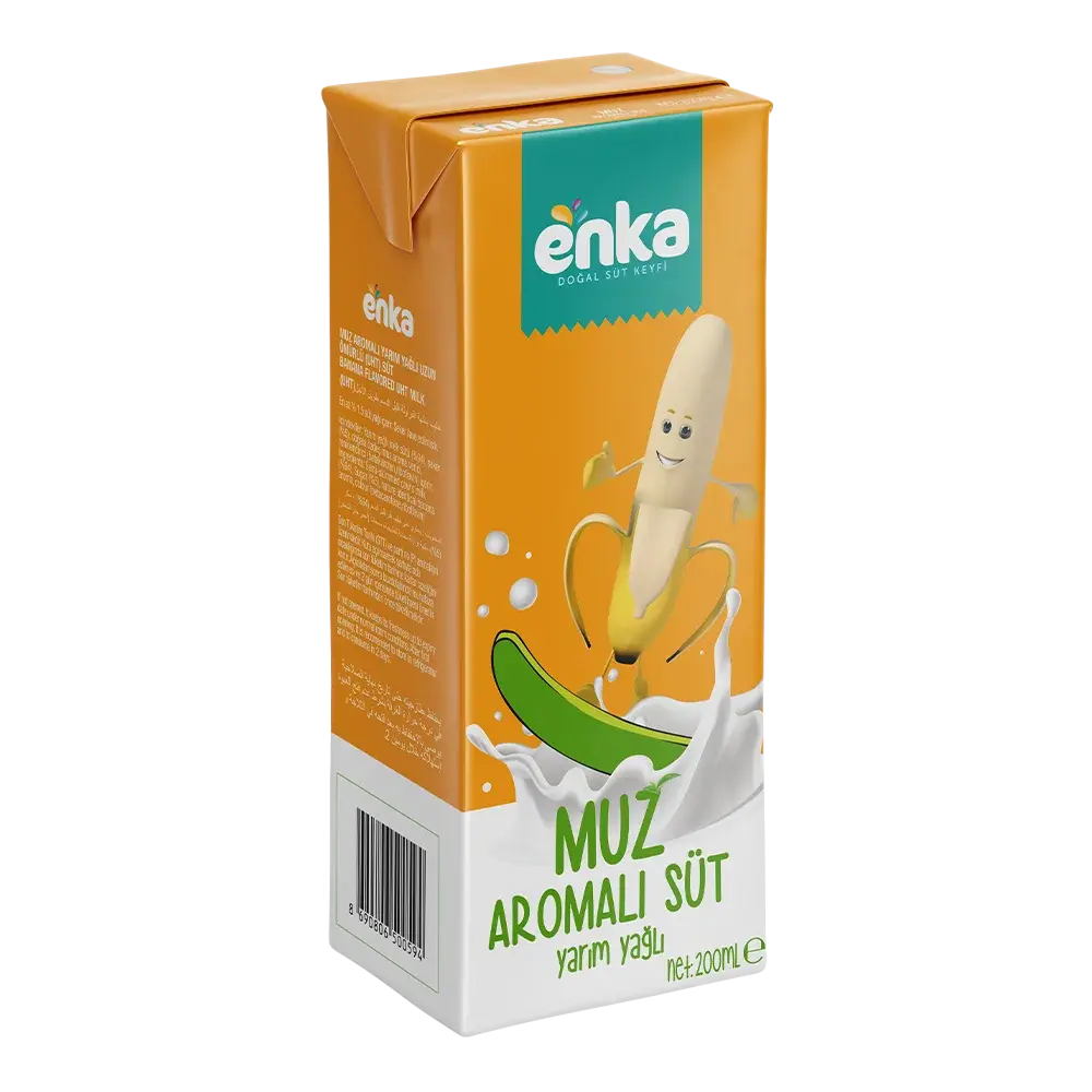 Meyve Aromalı UHT Süt (Muzlu) - 200 ml