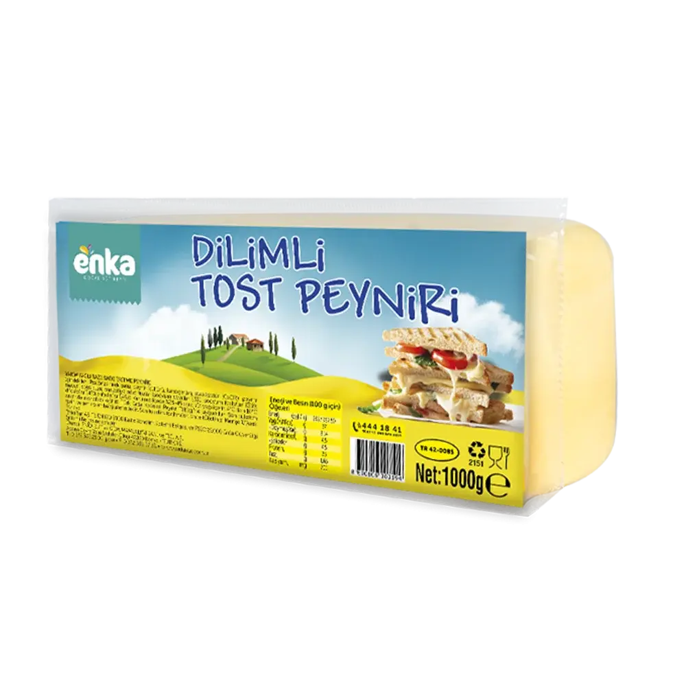 Yarım Yağlı Dilimli Tost Peyniri - 1000 g