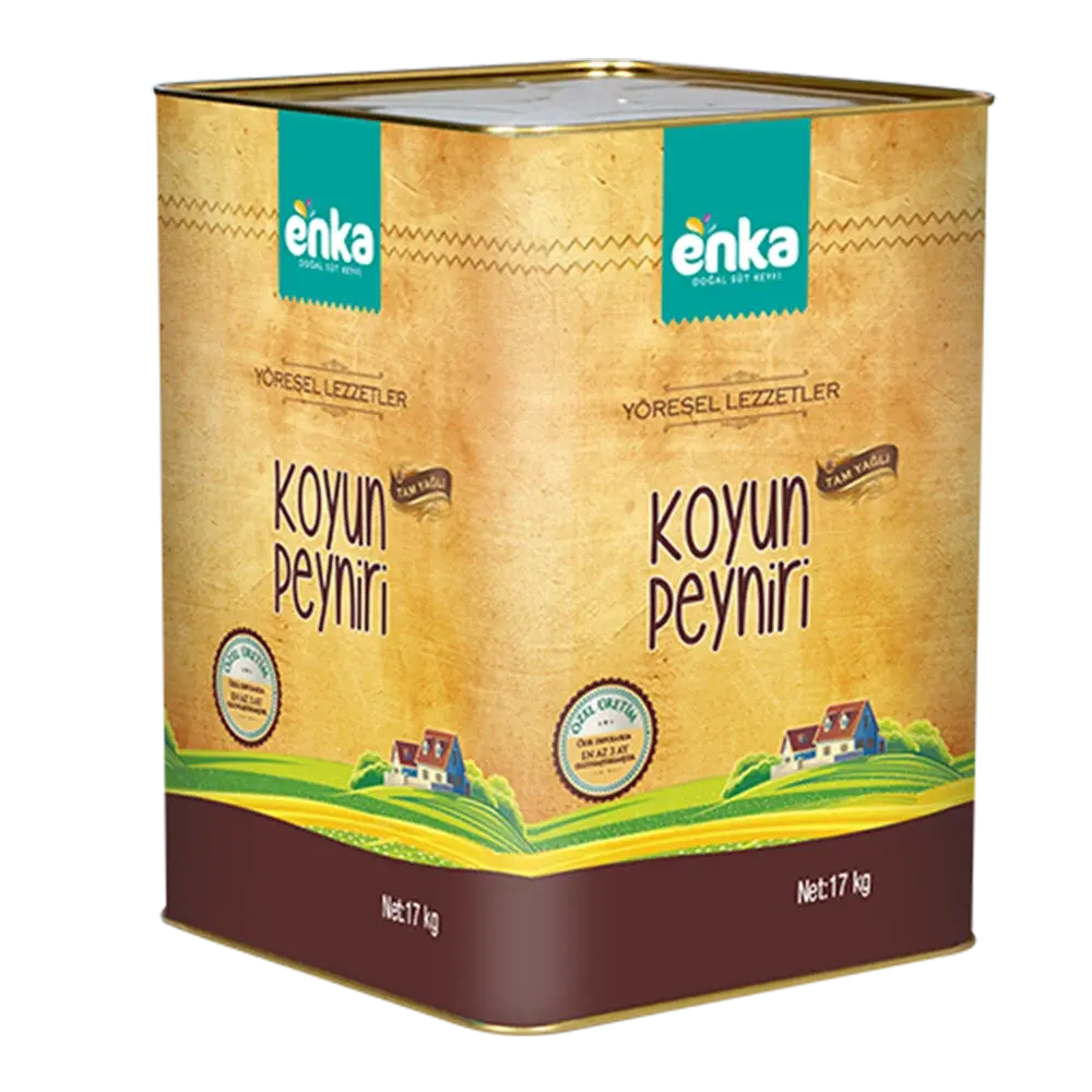 Tam Yağlı Naturel Beyaz Peynir (Koyun, Keçi ve İnek) - 17 kg